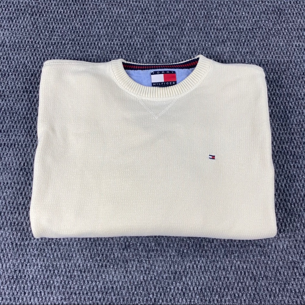 NWOT Tommy Hilfiger Crewneck Size XL Cream Color